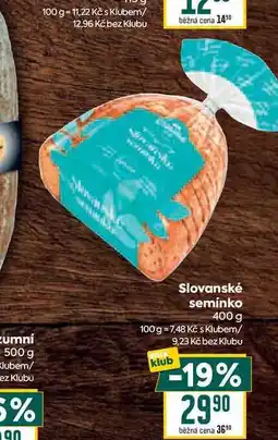 Billa Slovanské semínko nabídka