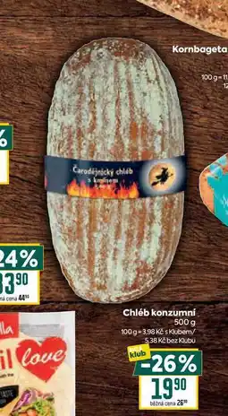 Billa Chléb konzumní nabídka