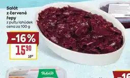 Billa Salát z červené řepy z pultu lahůdek cena za nabídka