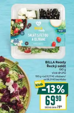 Billa BILLA Ready Řecký salát nabídka