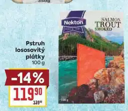 Billa Pstruh lososovitý plátky nabídka