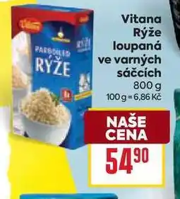 Billa Vitana Rýže loupaná ve varných sáčcích nabídka