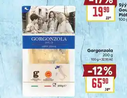 Billa Gorgonzola nabídka