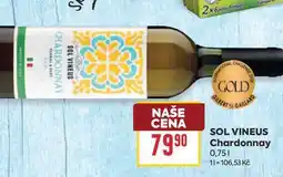 Billa SOL VINEUS Chardonnay nabídka