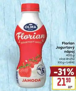 Billa Florian Jogurtový nápoj nabídka