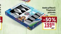 Billa Sada příborů Tlapková patrola 4 kusy nabídka