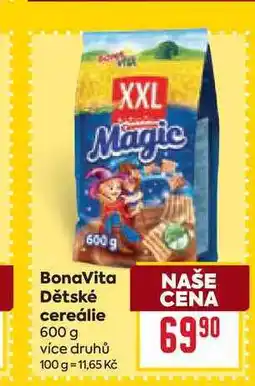 Billa BonaVita Dětské cereálie nabídka