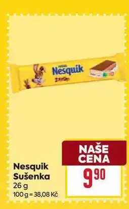 Billa Nesquik Sušenka nabídka