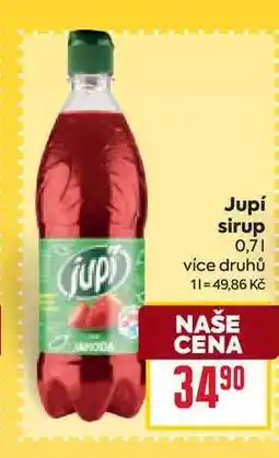 Billa Jupí sirup nabídka