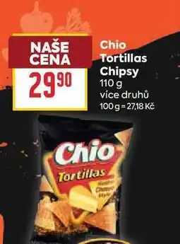 Billa Chio Tortillas Chipsy nabídka