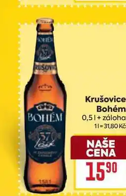 Billa Krušovice Bohém nabídka
