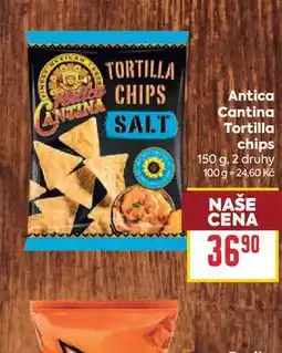 Billa Antica Cantina Tortilla chips nabídka