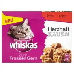 Billa Whiskas kapsičky 12 x 85g, vybrané druhy 1020g nabídka