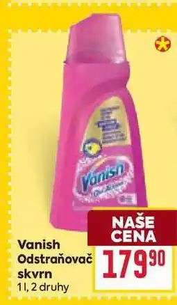 Billa Vanish Odstraňovač skvrn nabídka