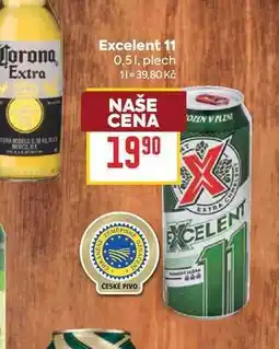 Billa Excelent 11 0,5l, plech nabídka