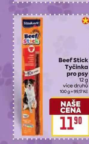 Billa Beef Stick Tyčinka pro psy nabídka