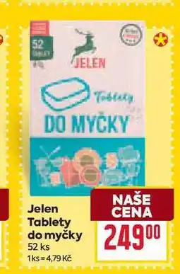Billa Jelen Tablety do myčky 52 ks nabídka