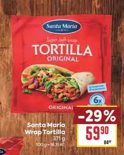 Billa Santa Maria Wrap Tortilla nabídka