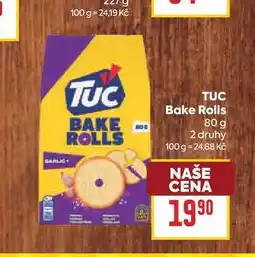 Billa TUC Bake Rolls nabídka