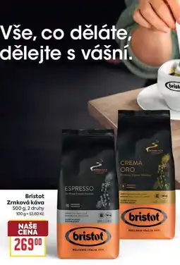 Billa Bristot Zrnková káva nabídka