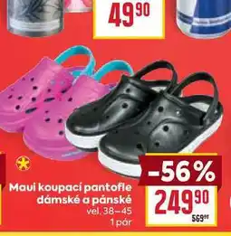 Billa Maui koupací pantofle dámské a pánské vel. 38-45 1 pár nabídka