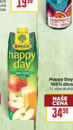 Billa Happy Day 100% džus nabídka