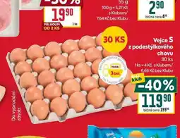Billa Vejce S z podestýlkového chovu 30 ks nabídka