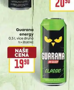 Billa Guarana energy nabídka