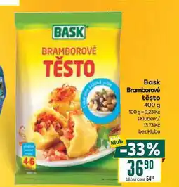 Billa Bask Bramborové těsto nabídka