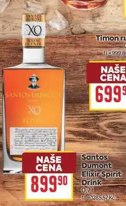 Billa Santos Dumont Elixir Spirit Drink nabídka