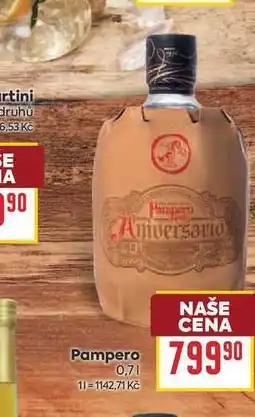 Billa Aniversario Pampero nabídka