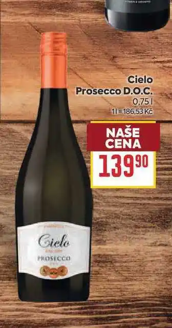 Billa Cielo Prosecco D.O.C nabídka