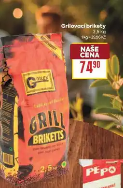 Billa Grilovací brikety nabídka