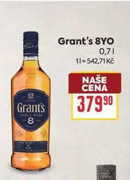 Billa Grant's 8YO nabídka