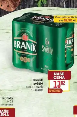 Billa Braník světlý 6x 0,51, plech nabídka
