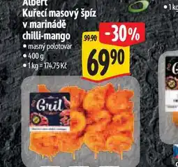 Albert Alber Kuřecí masový špíz v marinádě chilli-mango nabídka