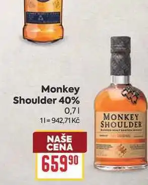 Billa Monkey Shoulder 40% nabídka
