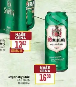 Billa Svijanský Máz 0,51, plech nabídka