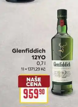 Billa Glenfiddich 12YO nabídka
