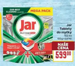 Billa Jar Tablety do myčky 102 ks nabídka