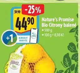 Albert Nature's Promise Bio Citrony balené nabídka