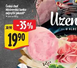 Albert Česká chuť Mistrovská šunka nejvyšší jakosti nabídka