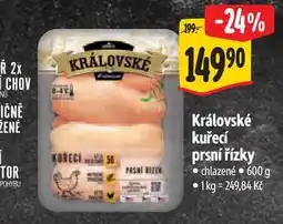 Albert Královské kuřecí prsní řízky chlazené nabídka
