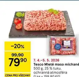 Tesco Tesco Mleté maso míchané, 500 g, 25 % tuku nabídka