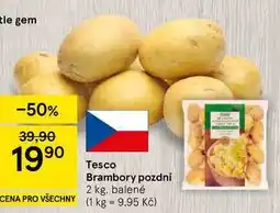 Tesco Tesco Brambory pozdní, 2 kg. balené nabídka