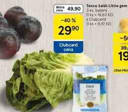 Tesco Tesco Salát Little gem, 3 ks, balený nabídka