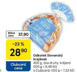 Tesco Odkolek Slovanský krajánek, 400 g, dva druhy, krájený nabídka