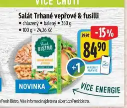 Albert Salát Trhané vepřové & fusilli nabídka