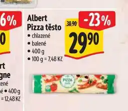 Albert Albert Pizza těsto nabídka