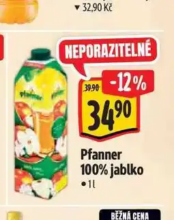 Albert Pfanner 100% jablko nabídka